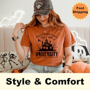 Comfort Colors® Halloweentown Est 1998 Sweatshirt, Halloweentown University, Halloweentown Sweatshirt, Fall Sweatshirt, Vintage Halloween