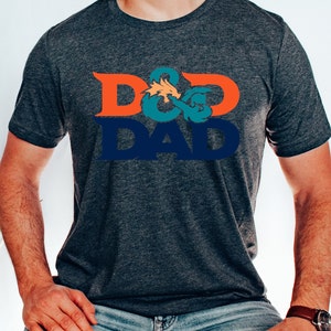 D&D Papá DnD camisa Dungeon Master Camisa DnD regalo Mazmorras y Dragones camisa dnd ropa DnD Papá dnd camisetas
