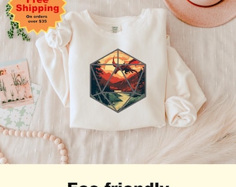 Felpa con cappuccio Comfort Colors® Dungeon, felpa con cappuccio Dragons, FELPA CON CAPPUCCIO DND, felpa con cappuccio D&d, felpa Dnd, felpa con cappuccio Red Dragon, felpa con cappuccio D20, felpa con cappuccio Dungeon Master