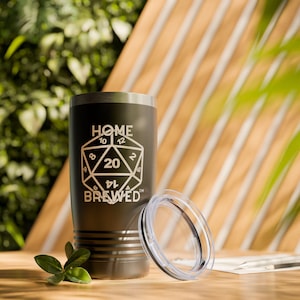 Home Brewed DnD Tumbler DnD gift D&D Tumbler, Dungeons and Dragons Travel cup, Dungeon Master Tumbler, dnd mug  DnD Dad dnd gifts for Dm