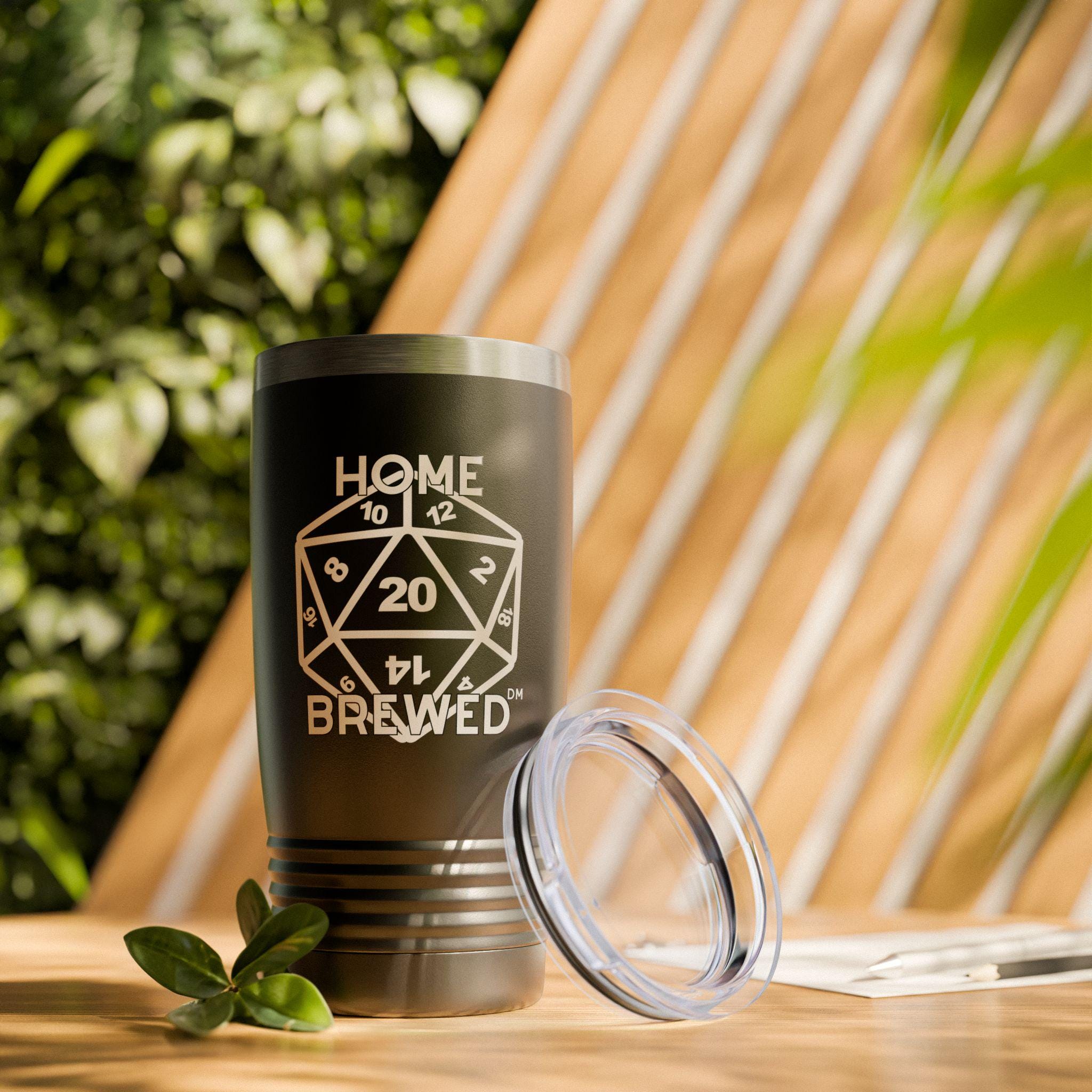 Home Brewed DnD Tumbler DnD gift D&D Tumbler, Dungeons and Dragons Travel cup, Dungeon Master Tumbler, dnd mug  DnD Dad dnd gifts for Dm