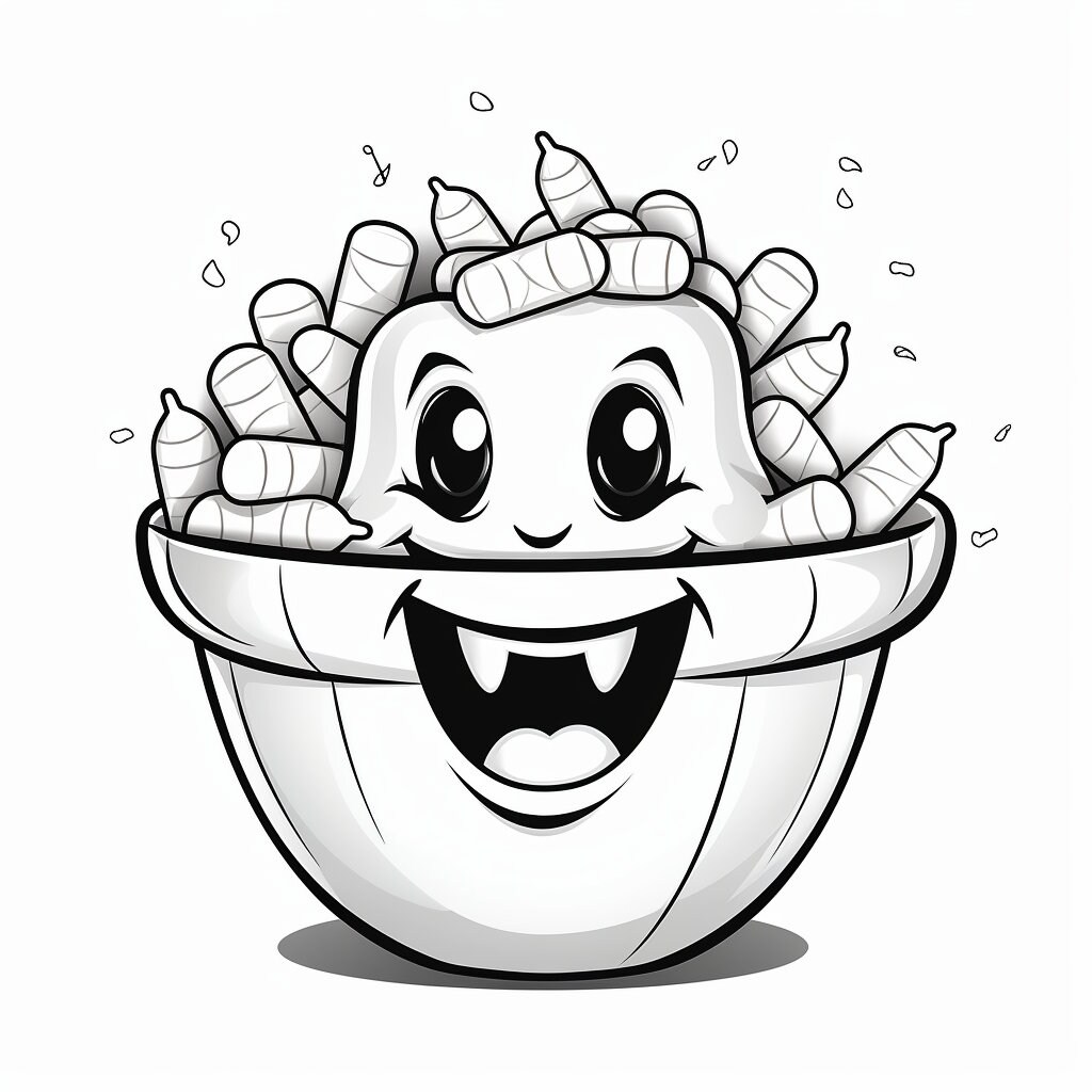 30 Halloween Kids Printable Coloring Drawings - Etsy