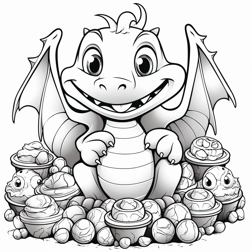 30 Halloween Kids Printable Coloring Drawings Etsy