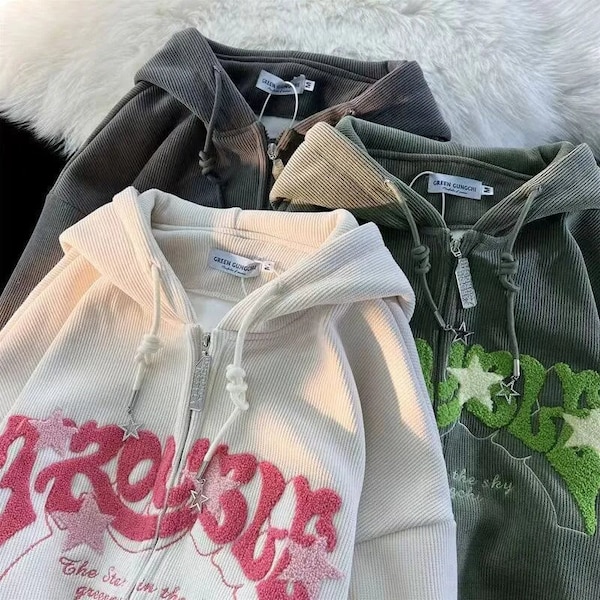 Trouble Zip Hoodie