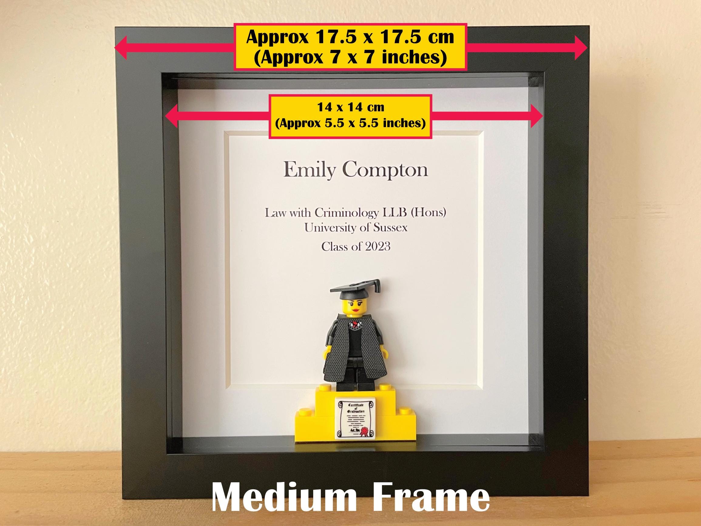 Personalised Graduation Mini Figure Gifts Personalised Graduation Frame ...