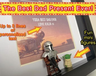 Gepersonaliseerde lijst superheld vader, vaderdagcadeau