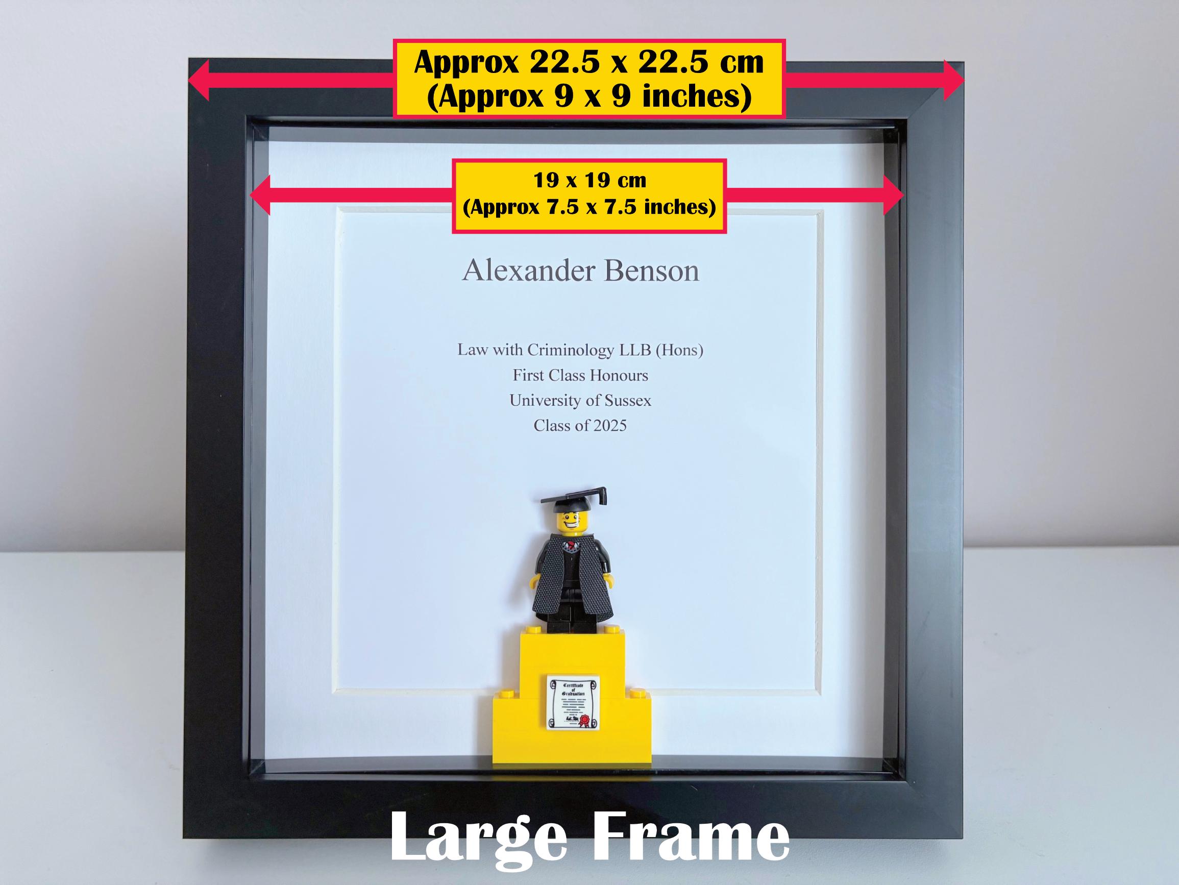 Personalised Graduation Mini Figure Gifts Personalised Graduation Frame ...