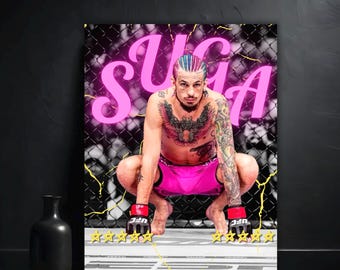 Sean O'Malley-poster, UFC MMA-show, man Cave slaapzaalkunst, opgerolde prints, thuiskantoordecoratie, poster wanddecoratie