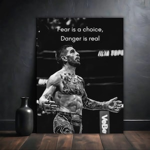 Ilia Topuria Poster | UFC Wall Art | MMA Fighter Print | Georgian Warrior Decor | UFC Fan Gift | Combat Sports Wall Art