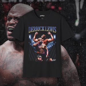 Derrick Lewis UFC T-Shirt: Combat Sports Apparel (Men's and Women's)