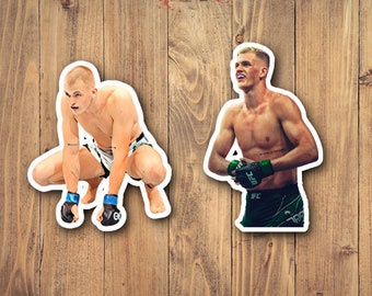 Ian Garry Stickers - UFC Stickers - MMA - Champion - Machado - water bottle laptop phone case decals - Gifts for men - Gift ideas