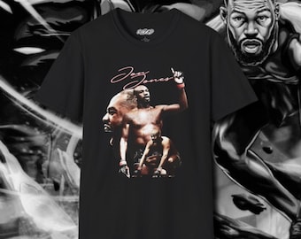 Jon Jones T-Shirt | UFC GOAT Fighter Merch | Bones Jones Apparel | Exclusive MMA Champion Gift for Martial Arts Fans