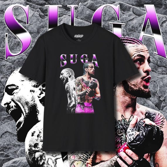 Sean O’Malley T-Shirt | Suga UFC Fighter Merch | MMA Apparel for Combat Sports & Martial Arts Fans | Exclusive UFC Gift