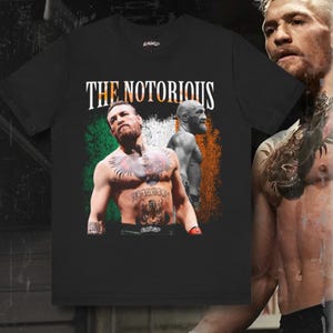 Conor McGregor T-Shirt | UFC Champion Merch | Notorious Apparel | Exclusive MMA Fighter Gift for Martial Arts Fans