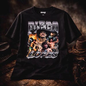 Diego Lopes-tröja | UFC-fighter-t-shirt | MMA-grafik-t-shirt | Fight Night-kläder | MMA-fanpresent | Fighter-merchandise | Combat Sports-tröja