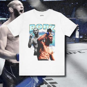Khamzat Chimaev T-Shirt, MMA UFC Fighter Tee, Gift for Men, Unisex Jersey Short Sleeve Shirt