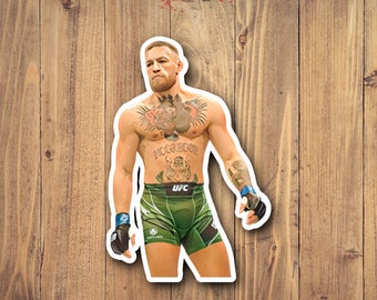 Conor McGregor Sticker - UFC Stickers - MMA - Champion - Ireland - water bottle laptop phone case decals - Gifts for men - Gift ideas