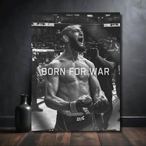 Khamzat Chimaev Poster | Luxury MMA Wall Art | Exclusive Chimaev Print | Iconic Fighter Decor | Premium Sports Artwork