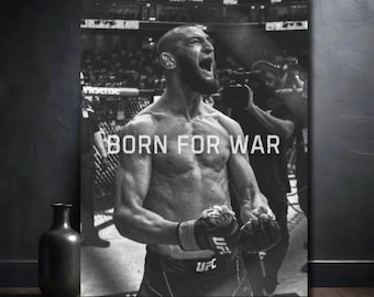 Khamzat Chimaev Poster | Luxury MMA Wall Art | Exclusive Chimaev Print | Iconic Fighter Decor | Premium Sports Artwork