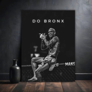 Do Bronx Poster | Charles Oliveira UFC Wall Art | MMA Fighter Print | Lightweight Champion Decor | UFC Fan Gift | Combat Sports Wall Art