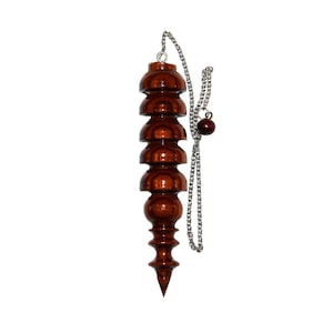 Exotic wood pendulum for Dowsing, Divination and Healing name RADIONIC Long 10. | Diameter 2cm. | Weight 18grams