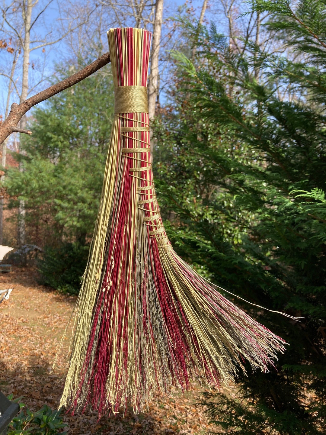 Yule Turkey Wing Whisk Broom Etsy