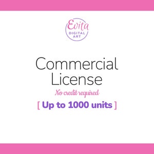 Commercial License for ALL Designs - Evita Digital Art