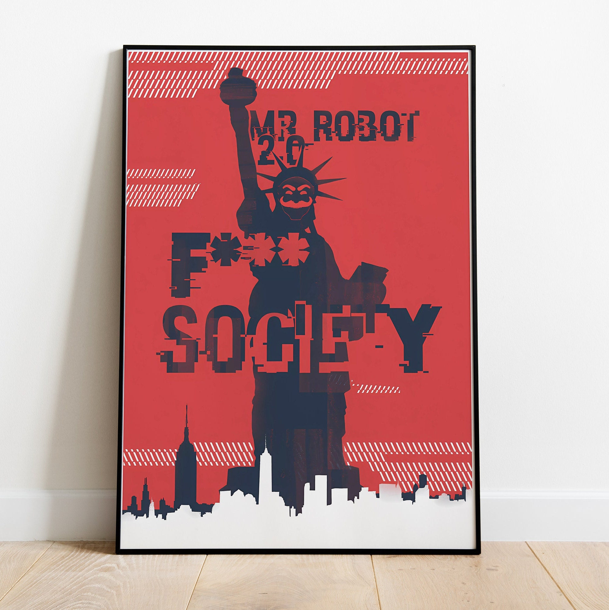 Mr. Robot: Season One movie large poster.