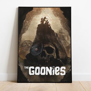 The Goonies Poster, Wall Art & Fine Art Print, Home Decor, 80s Movie poster gift