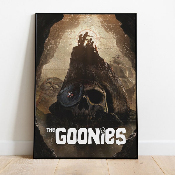 Affiche Les Goonies, impression d'art mural et d'art, décoration d'intérieur, cadeau affiche de film des années 80