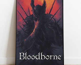 Bloodborne Poster, Wall Art & Fine Art Print, Home Decor, Game poster gift