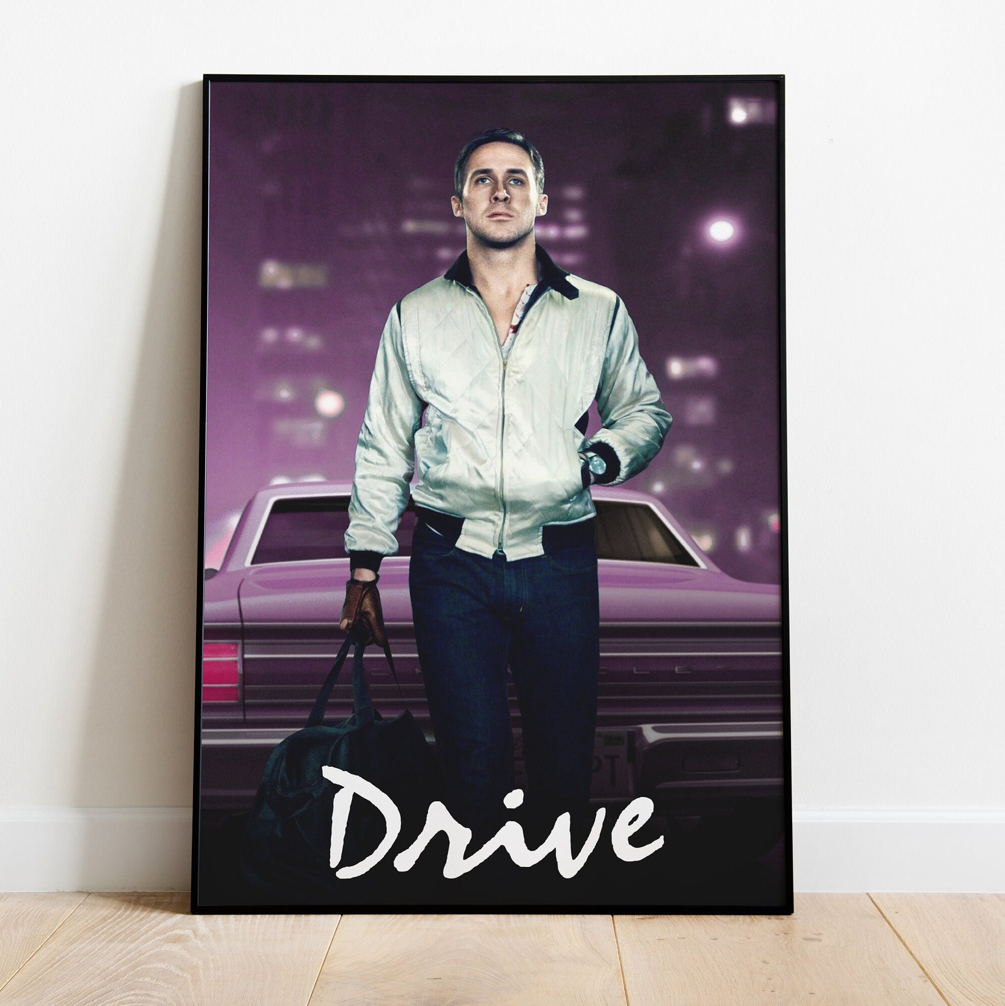 Drive Poster, Ryan Gosling Portrait, Wall Art & Fine Art Print, Home ...