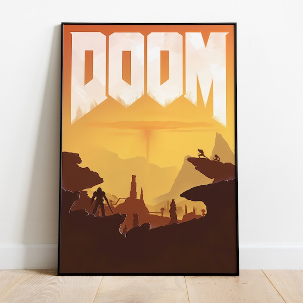 Doom Slayer Poster - Etsy