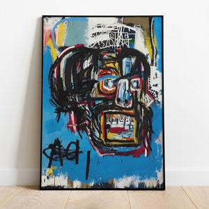 Jean-Michel Basquiat Poster, Street Wall Art & Fine Art Print, Home Decor