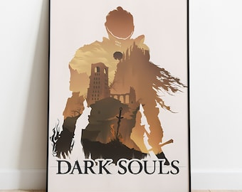 Dark Souls Poster, Wall Art & Fine Art Print, Home Decor, Game poster gift