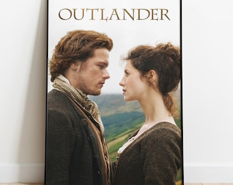 Outlander Poster, Wall Art & Fine Art Print, Home Decor, Drama TV Series poster gift