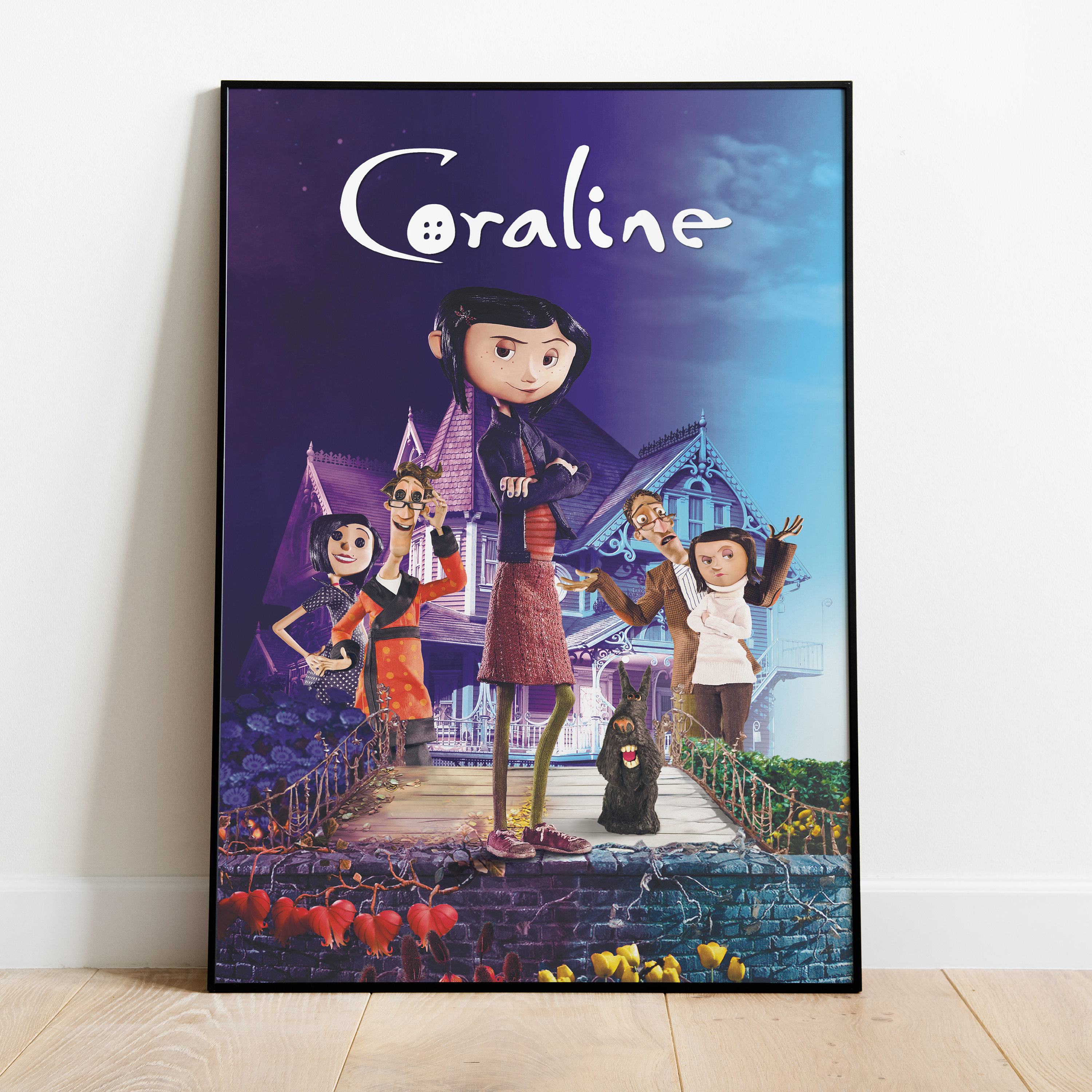 Coraline Happy Birthday Banner, Coraline Party Decor 