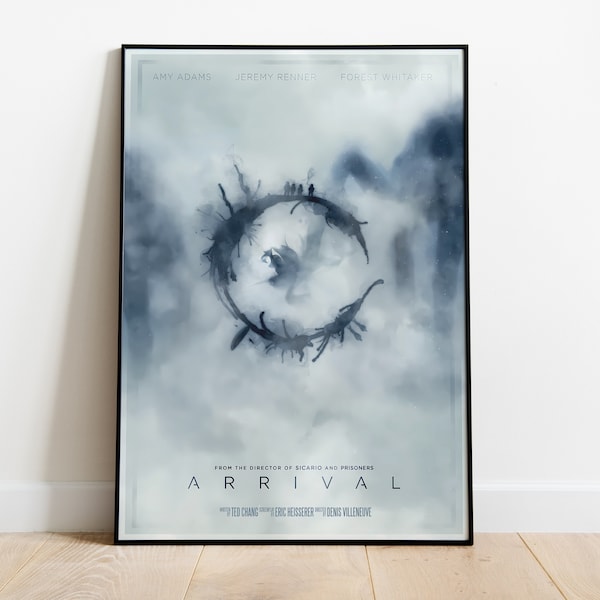 Arrival Movie Poster, Wall Art & Fine Art Print, Home Decor, Sci-Fi Film Print Gift