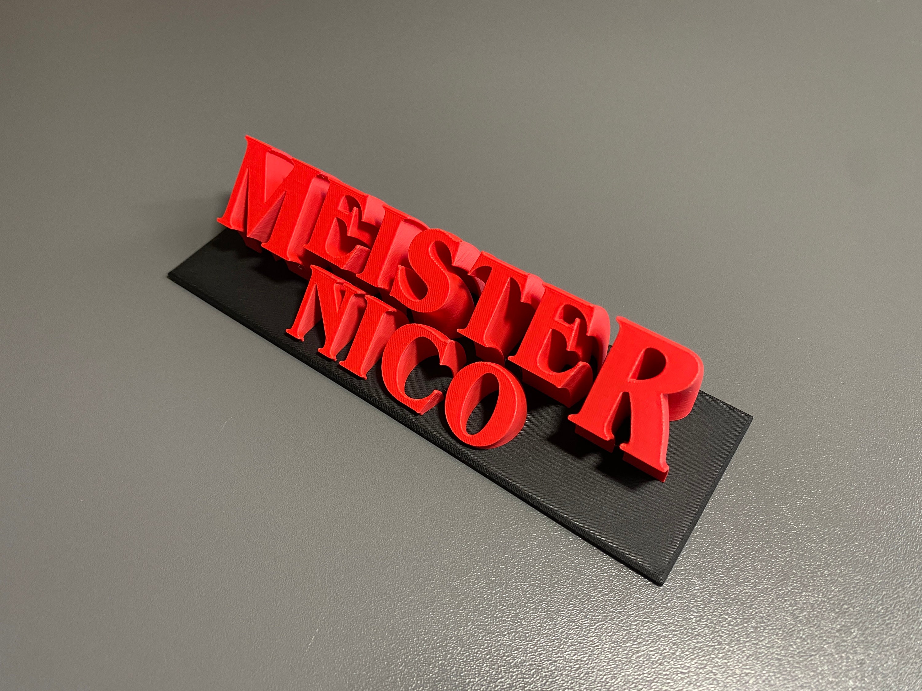 Personalized 3d printed name tags in stranger etsy