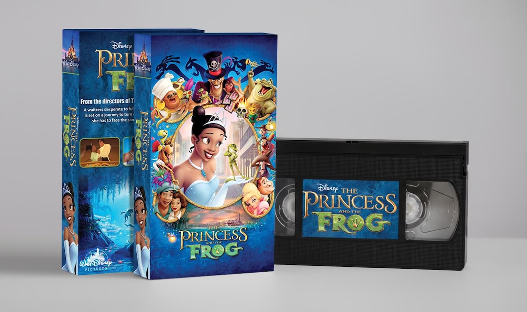 The Princess and the Frog - Custom VHS - Etsy