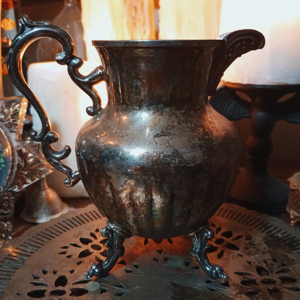 Silver plated pitcher