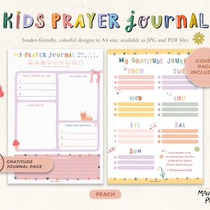 Kids Prayer Journal 2.0 | Digital Journal Download | Printable Prayer Journal | Bible study for Kids | Bible Journal | Homeschool Kit