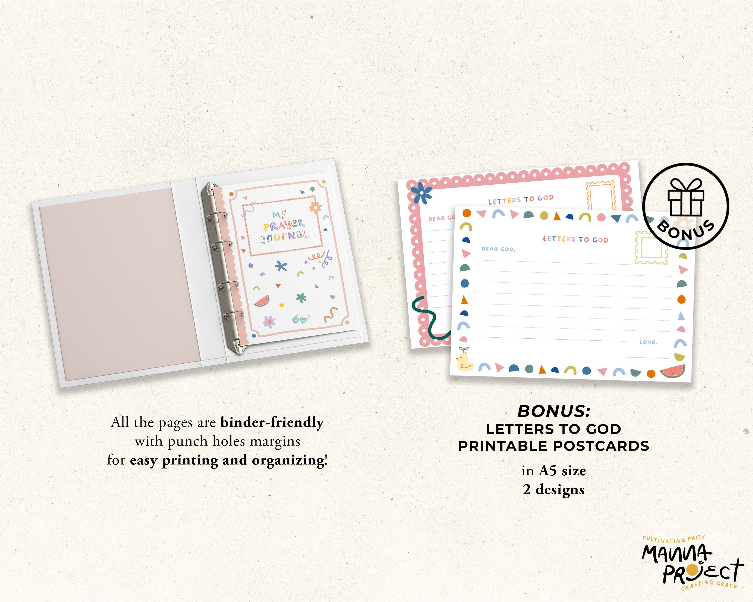 Kids Prayer Journal | Journal for Kids | Printable Prayer Journal ...