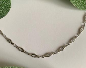SILBER RAUTE KETTE Halskette