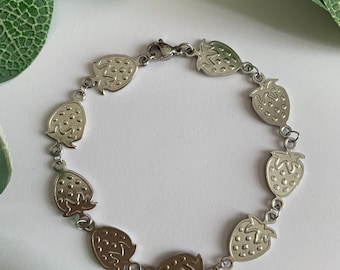 ERDBEEREN KETTE ARMBAND