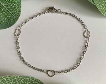 HOLLOW HEART CHAIN Armband