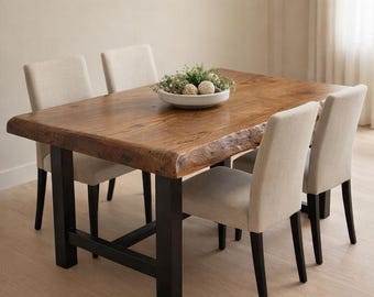 Mesa de comedor de madera de cedro libanés - 4 plazas (160 x 90 cm)