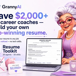Boîte à outils de CV IA | ATS Builder, 20 agents, 50 compétences (téléchargement numérique)