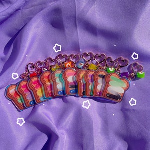 Pride Toast Keychains// Acrylic 4in. Keychain