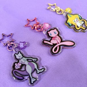 Pokémon/Eeveelution w/ Japanese Snacks Double Sided Keychains// 2in. Keychains image 20